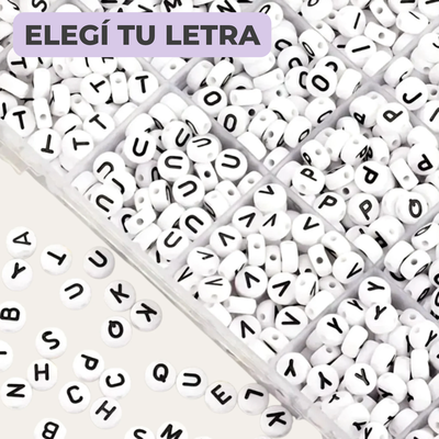 LETRAS BLANCAS POR UNIDAD