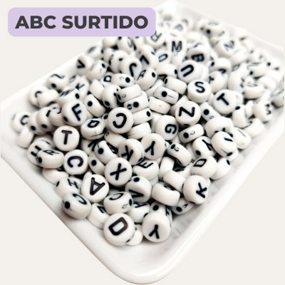 LETRAS BLANCAS ABC - 50G 380U APROX