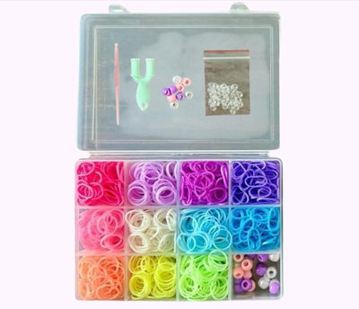 Kit Loom Bands | 1100 gomitas pasteles