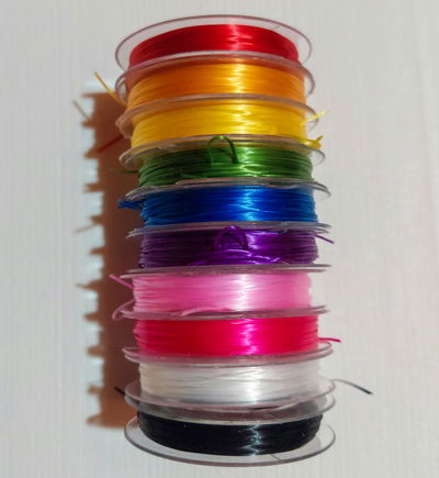 Pack 10 tanzas elastizadas (cada color trae 10 metros)