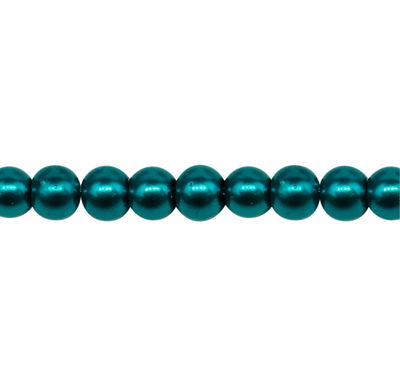 Perlas de vidrio perladas 8mm (100u aprox)
