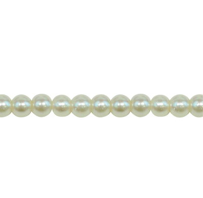 Perlas de vidrio perladas 8mm (100u aprox)