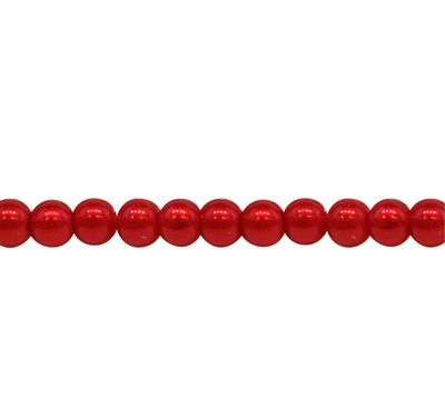 Perlas de vidrio perladas 8mm (100u aprox)