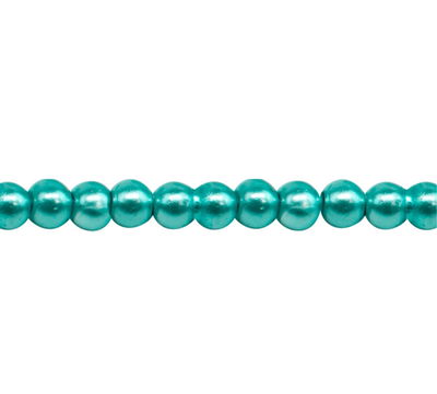 Perlas de vidrio perladas 8mm (100u aprox)