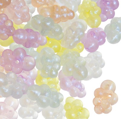 brillan en la oscuridad, nubes multicolor (50g)