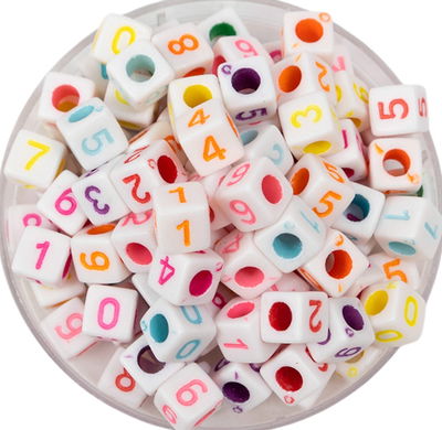 Números multicolor cuadrados (50G)