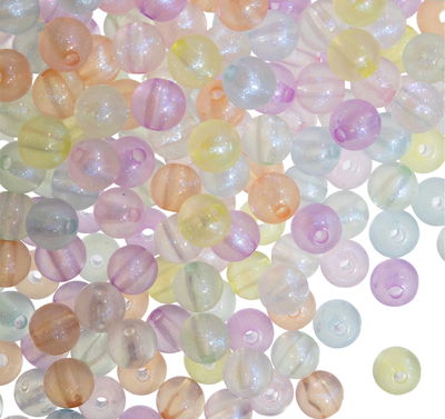 brillan en la oscuridad, perlas multicolor (50g)