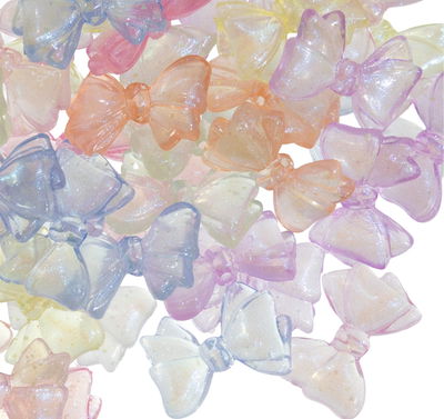 brillan en la oscuridad, moños multicolor (50g)