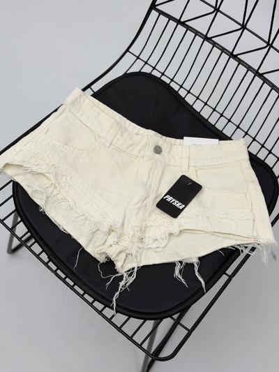 SHORT TIRO BAJO BEIGE