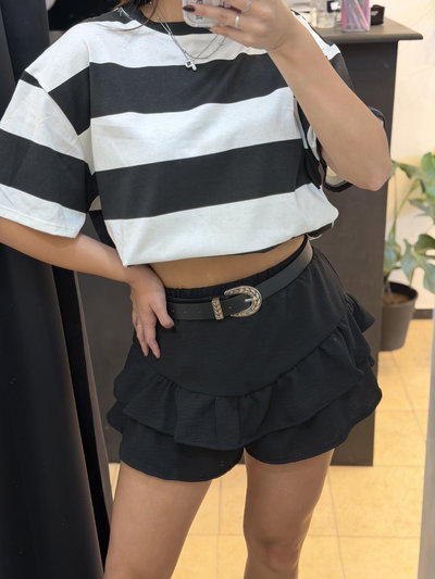 SHORT VOLADOS BLACK