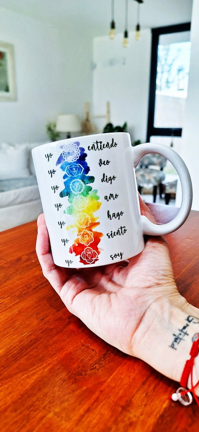 Taza de Ceramica Premium Chakras