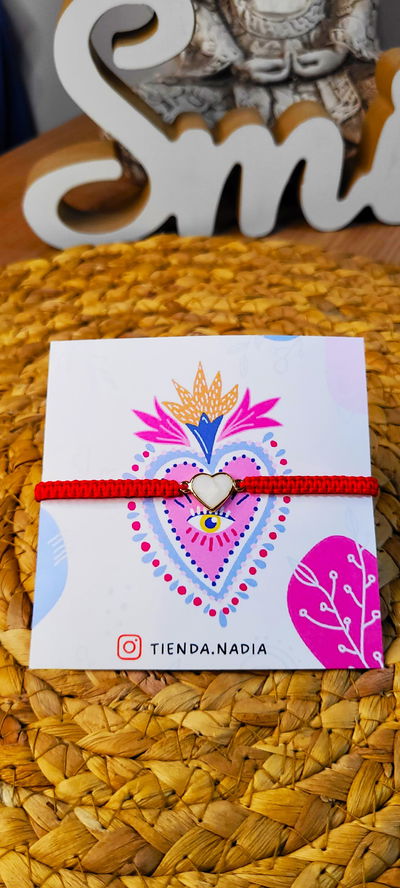 Pulsera Niqui Corazón Nácar