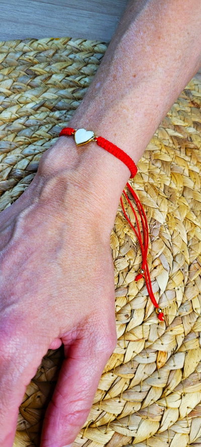 Pulsera Niqui Corazón Nácar