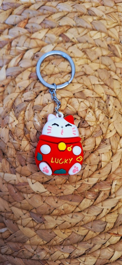 Llavero Neko Goma