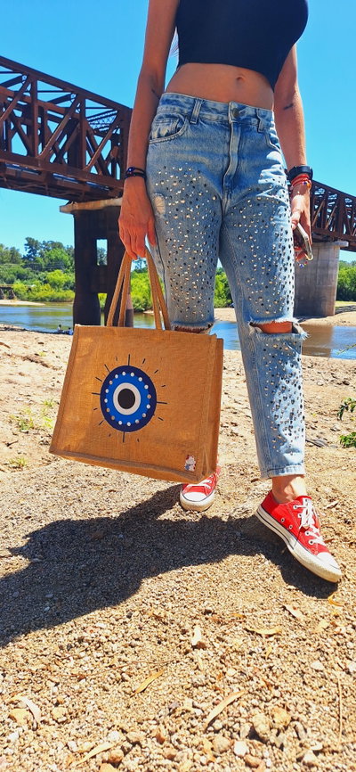Tote bag Yute Estambul