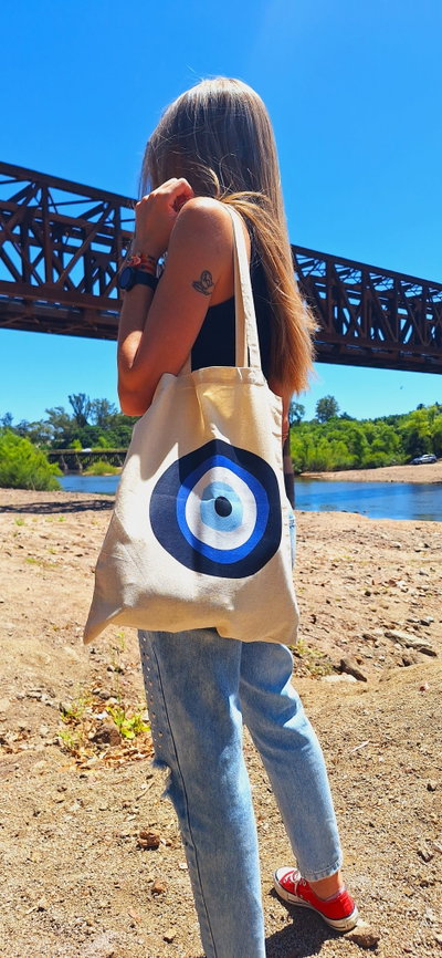 Tote bag Mediterraneo Azul