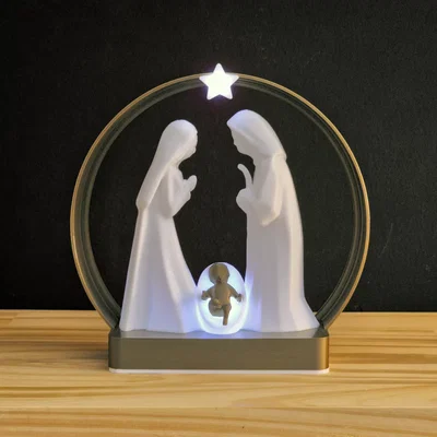 Pesebre Luminoso Moderno 