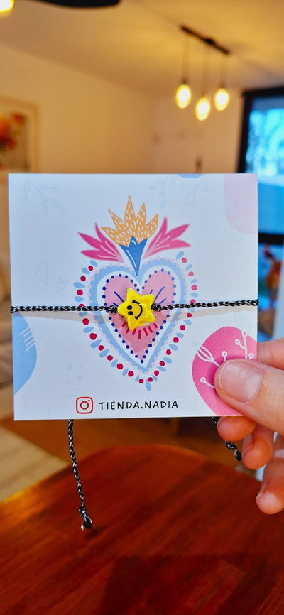 Tobillera Estrellita Carita Feliz