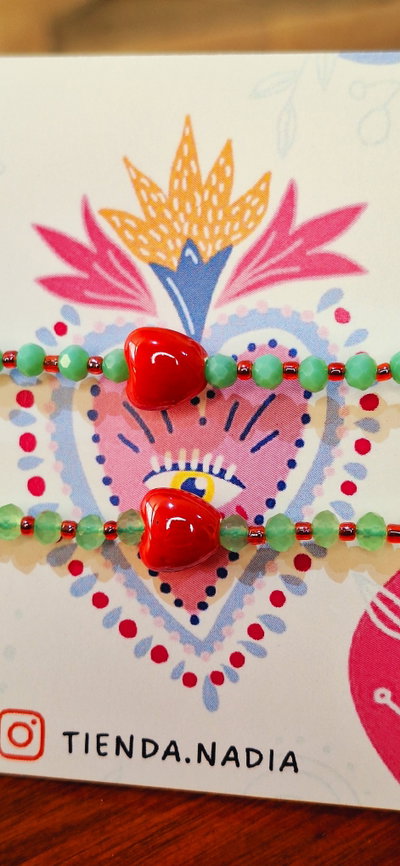 Pulsera Corazón Red