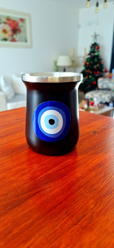 Mate Acero Inoxidable Negro Energy