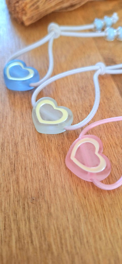 Gomita Para el Pelo Heart