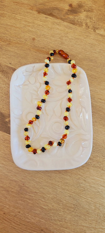 Collar Ámbar multicolor 