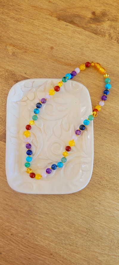 Collar MIX piedras con TURQUESA