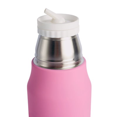 Termo de Acero Doble Pared 750ml Rosado