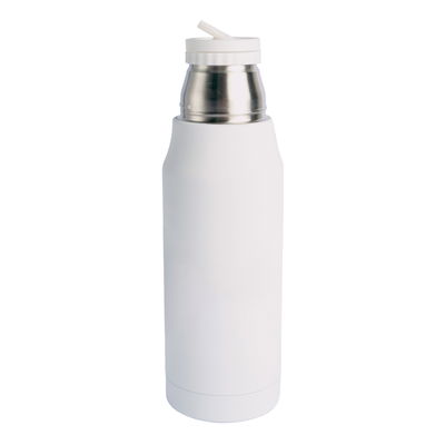 Termo de Acero Doble Pared 750ml Blanco