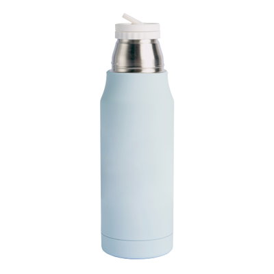 Termo de Acero Doble Pared 750ml Celeste