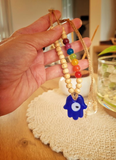 Colgante para auto Hamsa 
