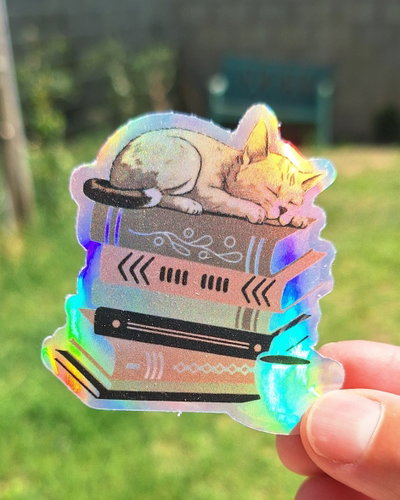 Sticker Gatito Dormilón 