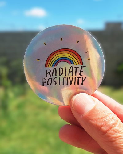 Sticker Radiate Positivo 