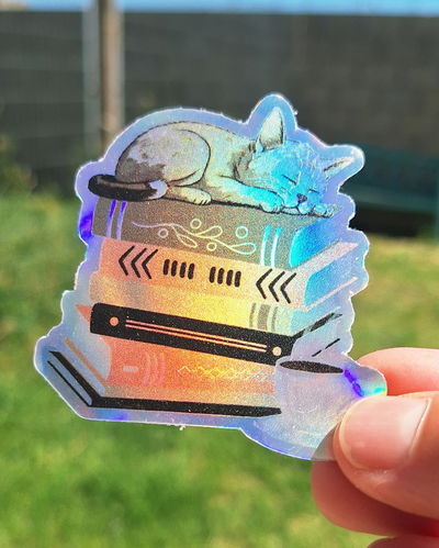 Sticker Gatito Dormilón 