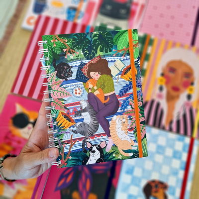 Cuaderno a5 mascotas