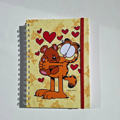 PDF Imprimible Cuaderno A5 Garfield