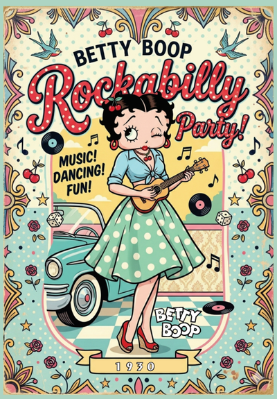 PDF Imprimible Libreta A6 Betty Boop