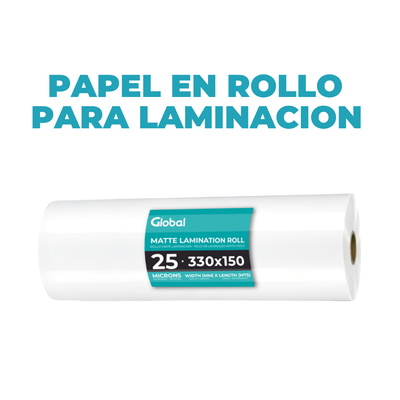 Rollo Matte Para Laminar en Caliente - 25 Mic