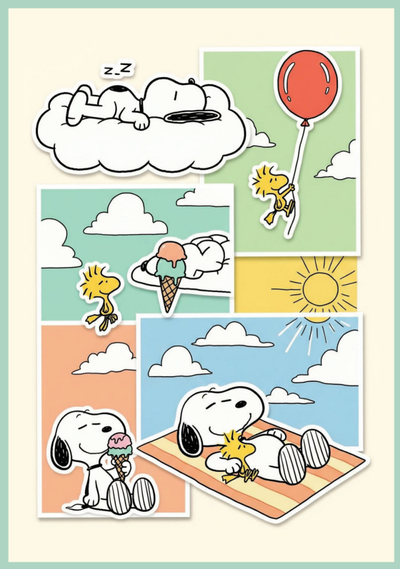PDF Imprimible Libreta A6 Snoopy