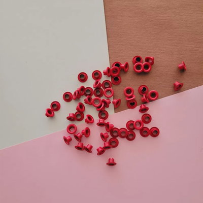 Ojaliillos Aluminio Rojo