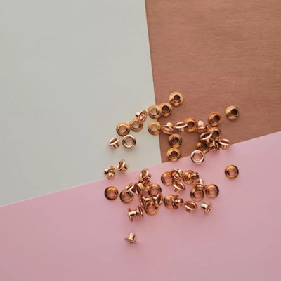 Ojaliillos Aluminio Oro 