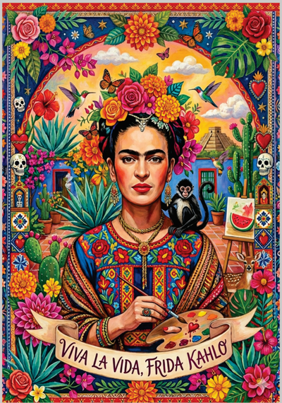 PDF Imprimible Libreta A6 Frida