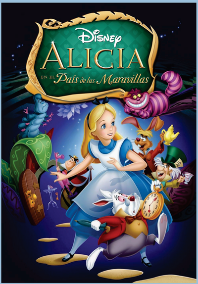 PDF Imprimible Libreta A6 Alicia en el Pais de las Maravillas