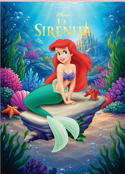 PDF Imprimible Cuaderno A5 La Sirenita