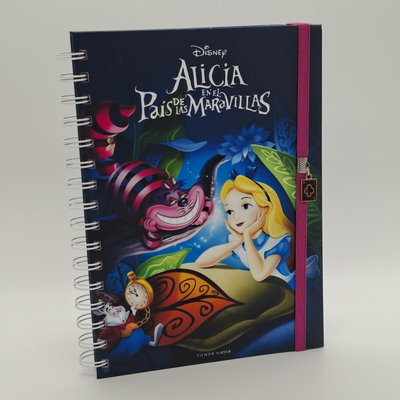 Cuaderno A5 Alicia en el Pais de las Maravillas