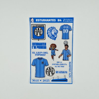 Stickers Premiun uv Estudiantes R4