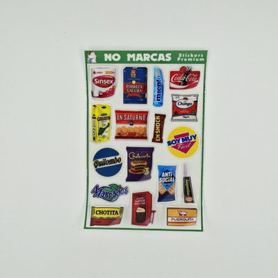 Stickers Premiun uv No Marcas