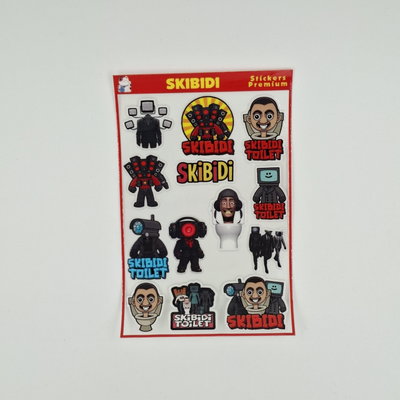 Stickers Premiun uv Skibidi