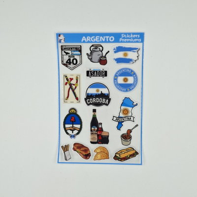 Stickers Premiun uv Argento