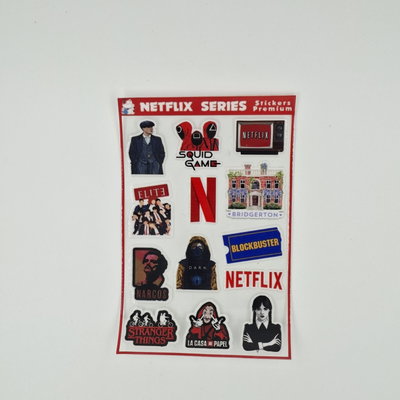 Stickers Premiun uv Netflix Series